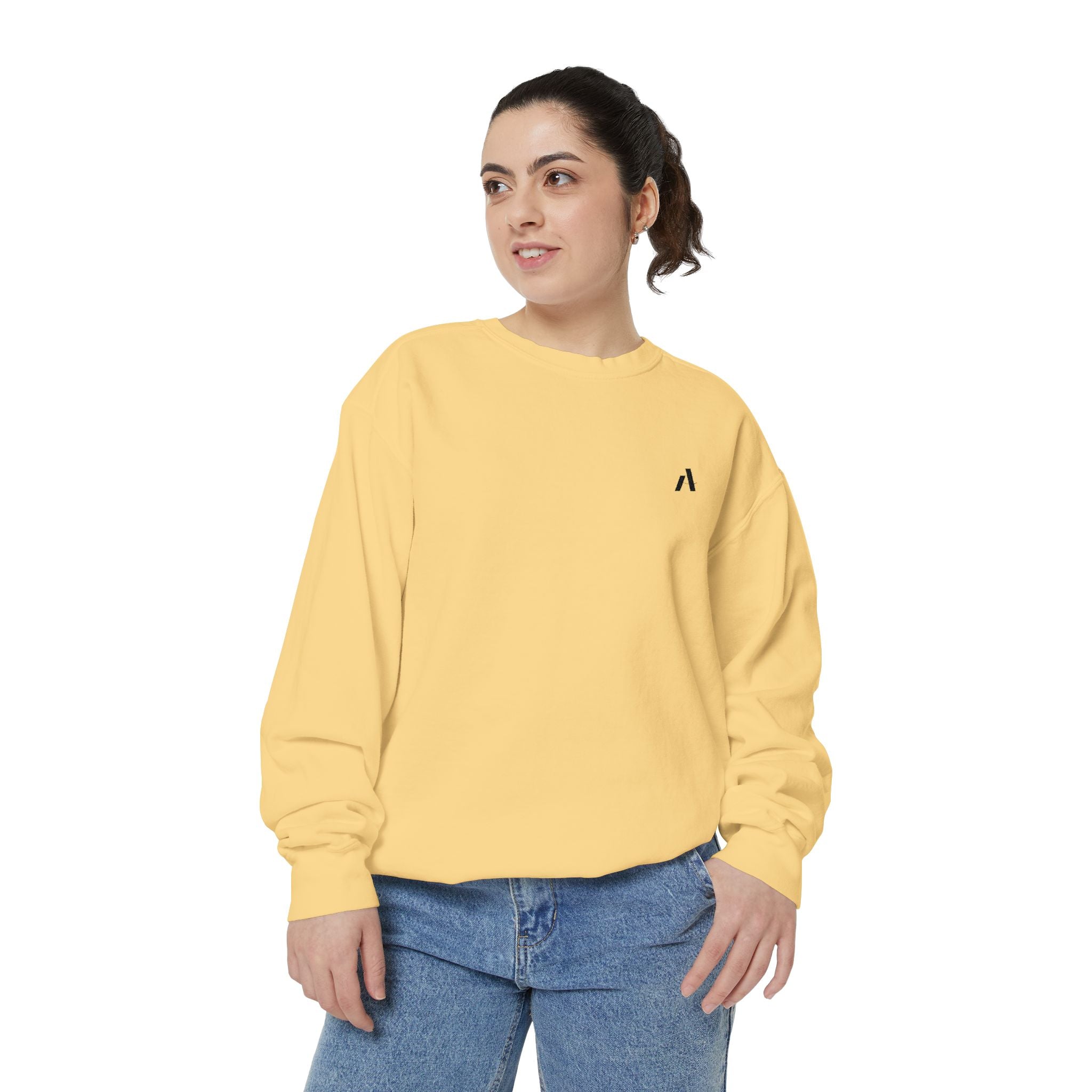 Amped Unisex Garment-Dyed Sweatshirt