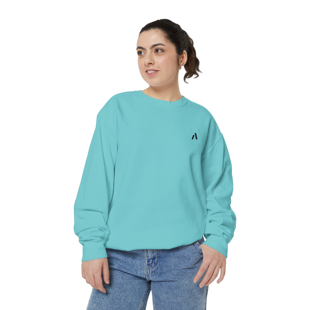Amped Unisex Garment-Dyed Sweatshirt