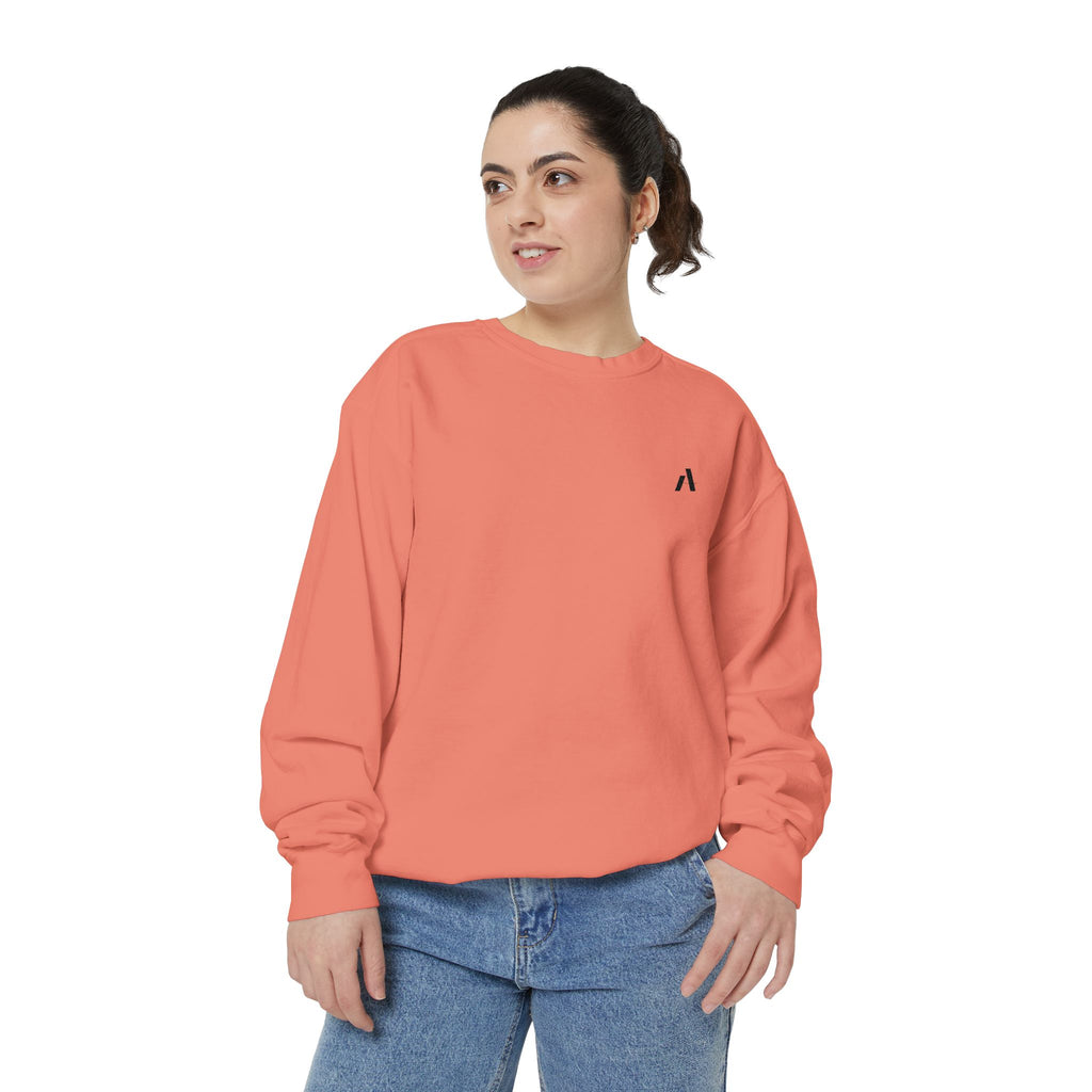 Amped Unisex Garment-Dyed Sweatshirt