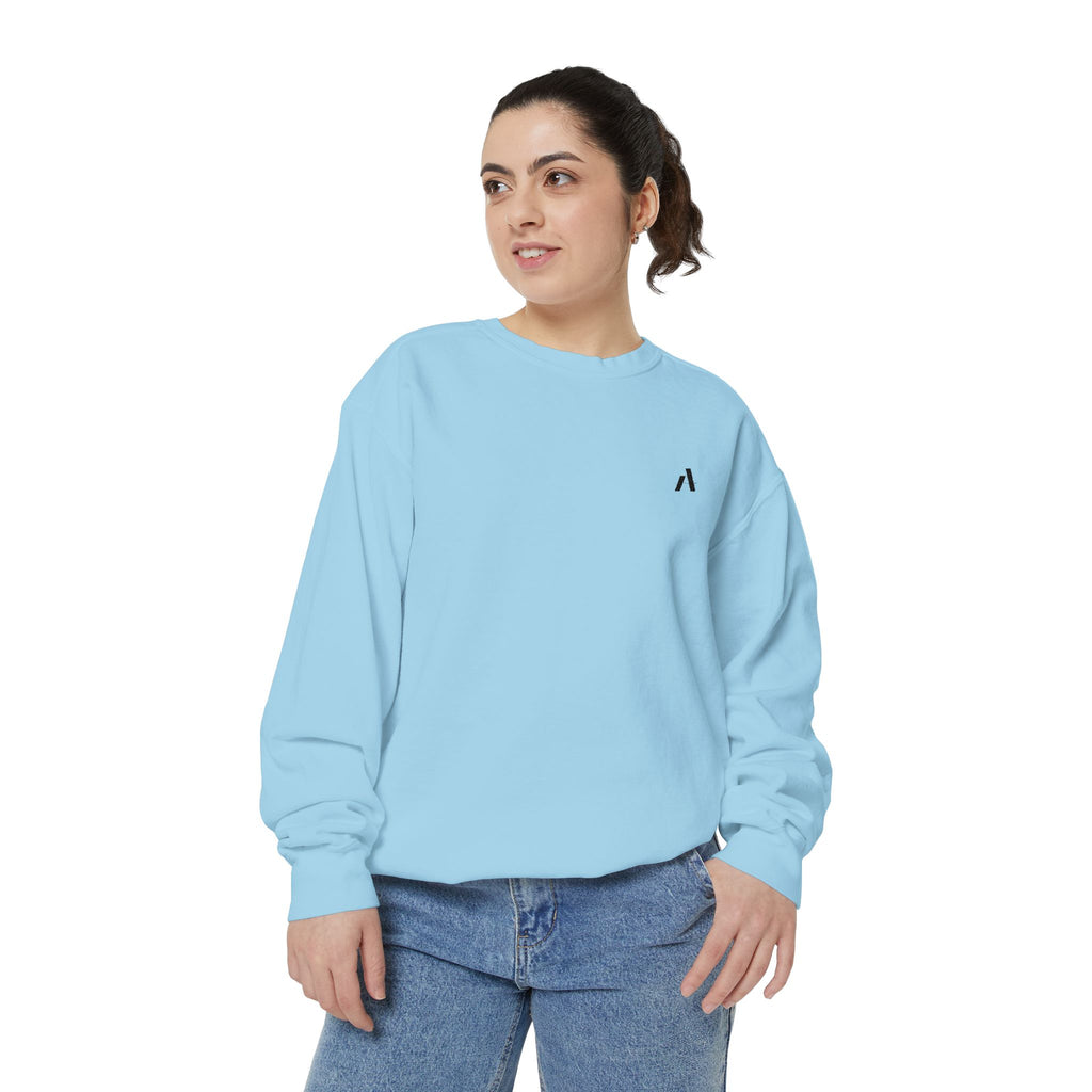 Amped Unisex Garment-Dyed Sweatshirt