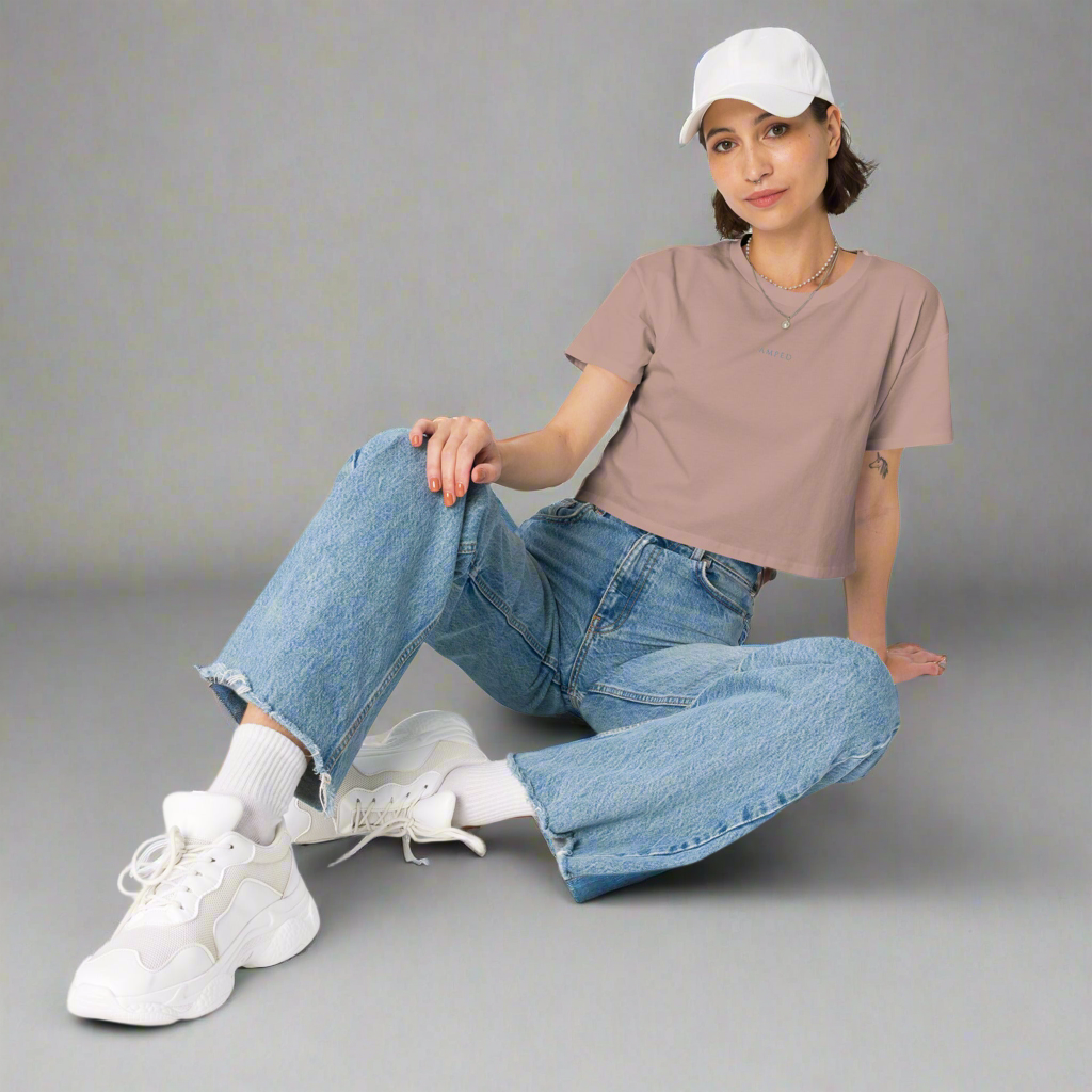 Amped Cropped Cut Top