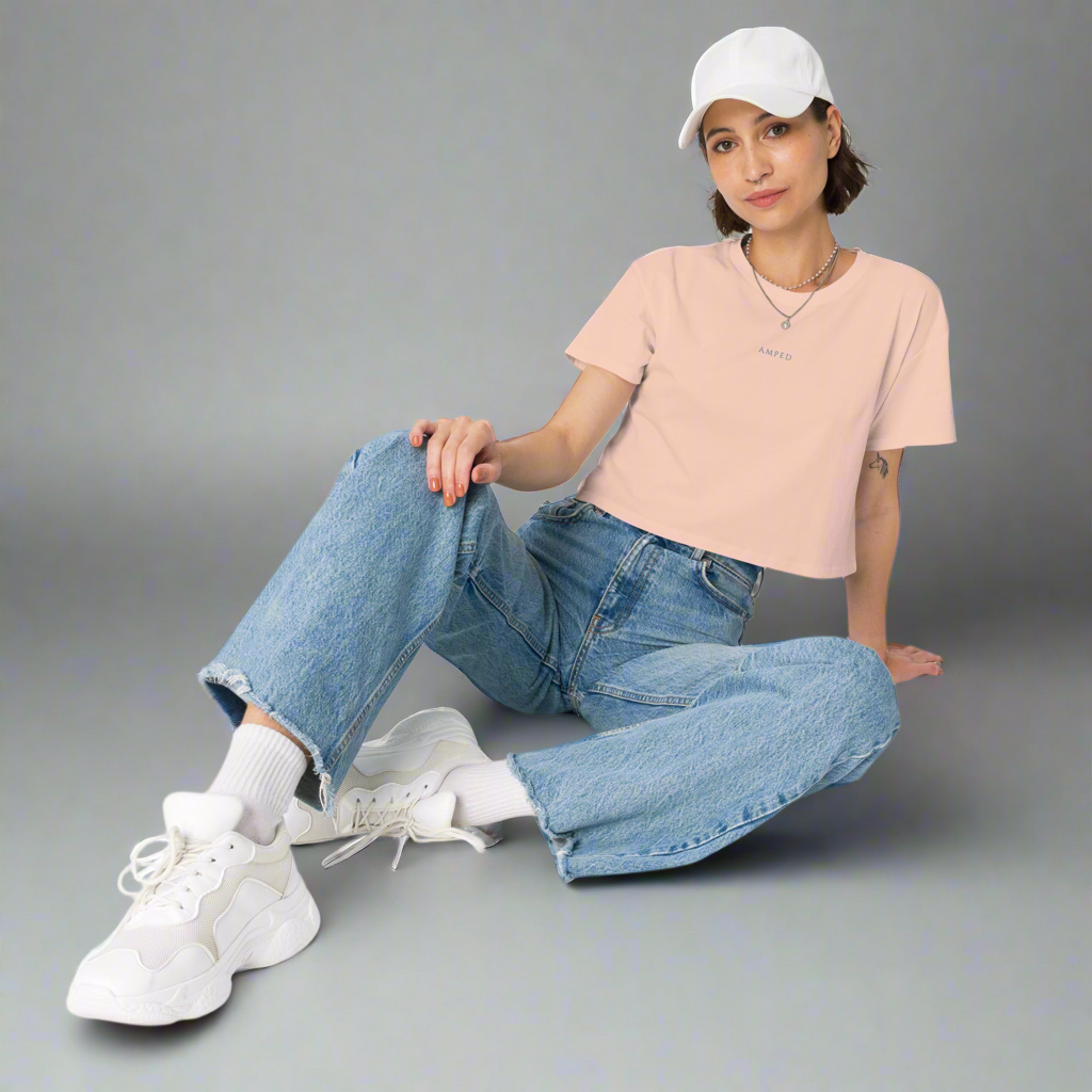 Amped Cropped Cut Top
