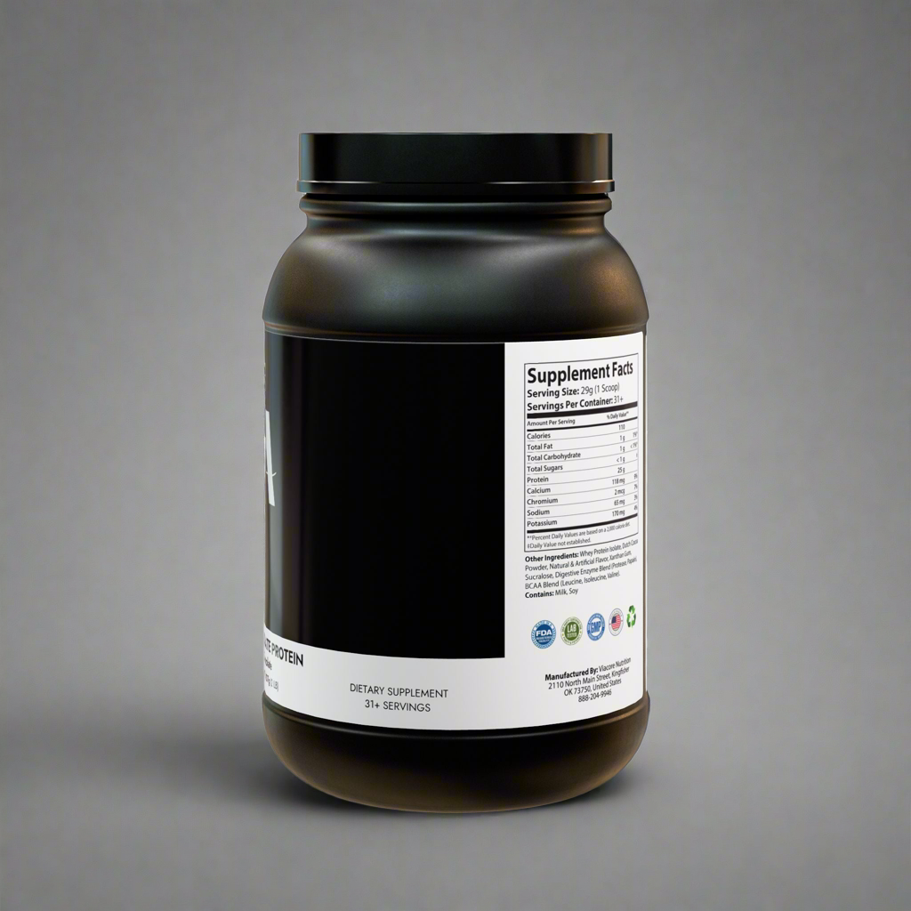 Whey Isolate Protein Supplement (907g, 2lb)