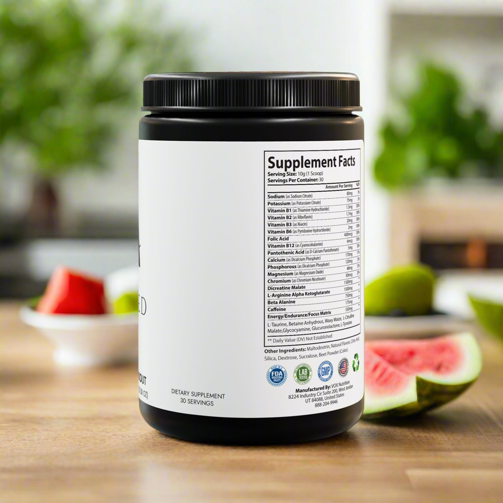 Pre-Workout Supplement, Watermelon (300g, 10.58oz)