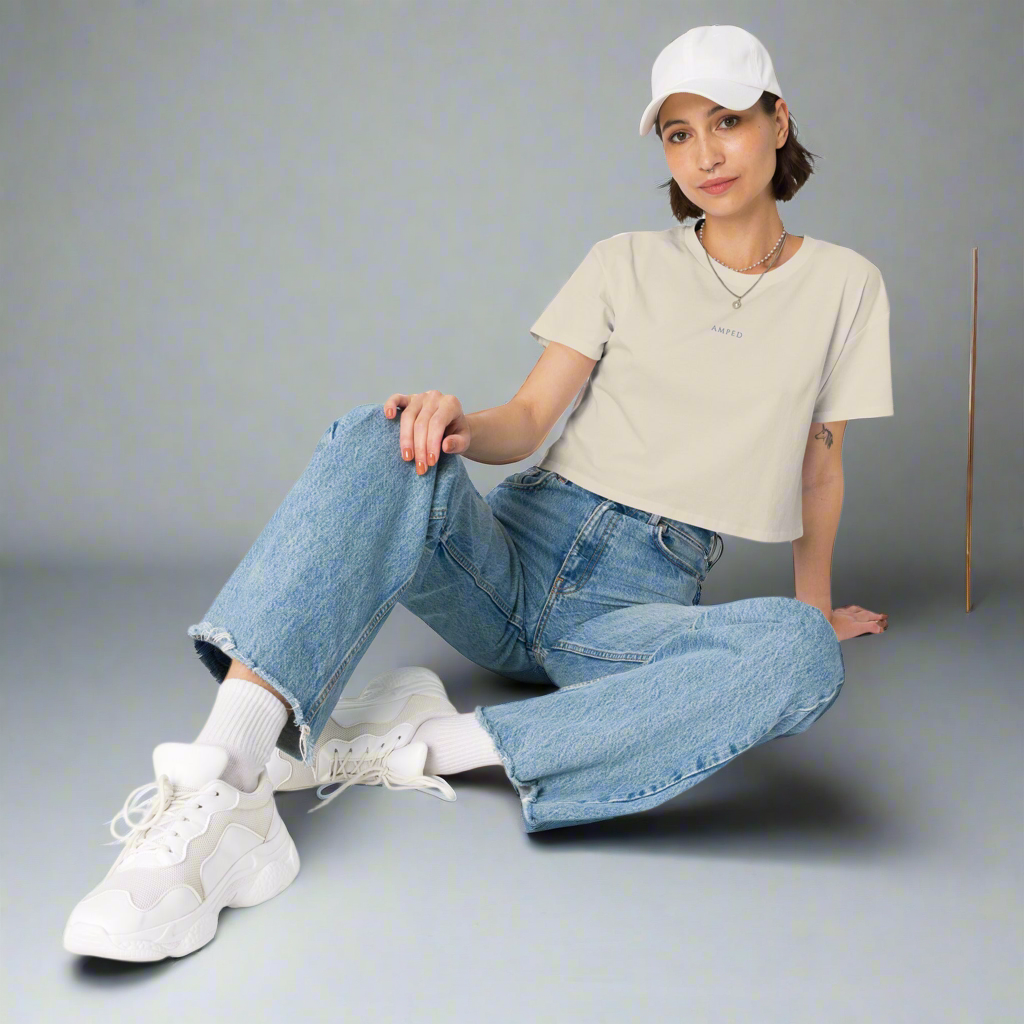 Amped Cropped Cut Top